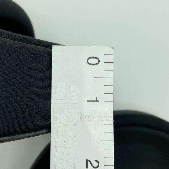 Good American Chain Platform Slides Size 9.5 Black Neoprene‎ Flatform Sandals - Picture 13 of 13